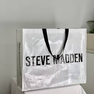 Sac en plastique écologique RPET, sac de shopping, fermeture éclair recyclée, bandoulière, sangle en PP non tissé du Vietnam - Product Image 5