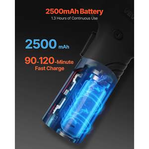 Ensemble de tournevis sans fil électrique, batterie 2500 mAh, 7 réglages de couple, 0,5-5 N.m, affichage numérique, lumière LED, charge de type C, 32 pièces - Product Image 3