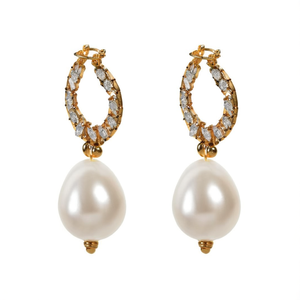 Traditional Pearl Drop Jhumka Earrings for Wedding and Party - Product Image 3