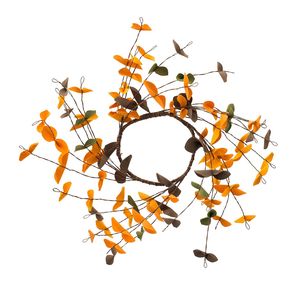 Juego de 12 Coronas Decorativas de Hojas Otoñales de 8 Pulgadas, Coronas y Guirnaldas Botánicas para Decoración de Mesa de Acción de Gracias y Festivales de Otoño - Product Image 2