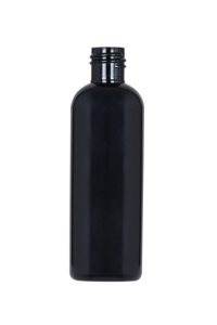 Black Cylinder PET Plastic Bottle With Pump Sprayer <b>For</b> Cosmetic Use - Product Image 3
