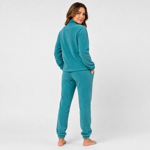 Ensemble de survêtement en polaire pour femme, sweat à capuche et pantalon élégants en polaire avec logo personnalisé, prix de gros, survêtement pour femme de marque personnalisée - Product Image 5