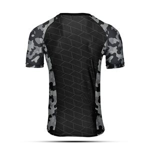 Rashguard de Jiu Jitsu de Alta Calidad al por Mayor, Rashguard de Compresión de Manga Corta Personalizado para Hombre - Product Image 3