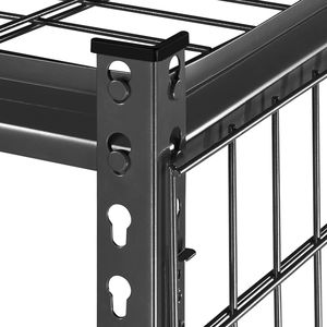 Scaffali di Stoccaggio a 5 Ripiani per Carichi Pesanti da 1360 kg, 61 cm di Profondità x 122 cm di Larghezza x 183 cm di Altezza, Scaffalatura Industriale in Metallo Regolabile per Garage - Product Image 4