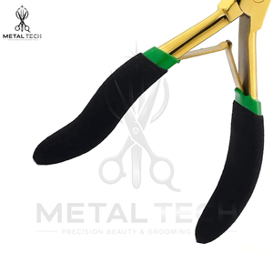 Juego de Pinzas para Remover Extensiones de Cabello de Acero Inoxidable Chapado en Oro, con Mandíbulas Rectas y Curvas, Abridor de Anillos Micro, Herramientas para Extensiones de Salón - Product Image 6