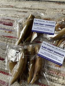 Cuerno de Búfalo Natural Ecológico, Pulido, con Punta Quemada, Rústico, para el Año Nuevo Chino, de Alta Calidad - Product Image 2