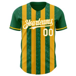 Full Button Printed Baseball Jersey 100% Polyester Short Sleeve Lightweight Quick Dry Breathable Uniform for All Seasons - Product Image 4