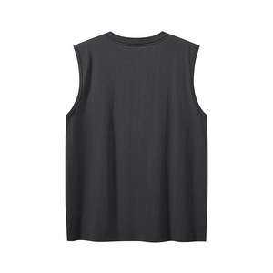 Camisetas sin mangas personalizadas para hombre, de fitness, de Spandex/Poliéster, cuello redondo, holgadas, para verano, transpirables y de secado rápido. - Product Image 3