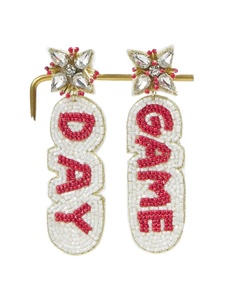 Cute Fancy Flower Handmade Beaded Embroidery <b>Earring</b> Stylish Beautiful New Design Trendy <b>Top</b> Fashionable Latest From India - Product Image 3