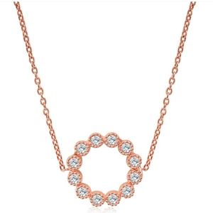 Cubic Zircon 925 Sterling <b>Silver</b> <b>Charm</b> <b>Bracelet</b> Montresor Infini Rose Gold Circular Design Gift Wedding Party - Product Image 1