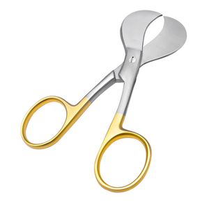 Ciseaux à cordon ombilical droits et tranchants, lame en acier métallique semi-dorée, instrument chirurgical, découpe médicale personnalisée OEM - Product Image 5