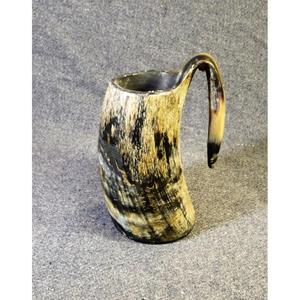 Tazas de cuerno natural estilo vikingo para beber, reutilizables, para artículos de fiesta personalizados, taza de cerveza duradera, precio de mayorista - Product Image 6