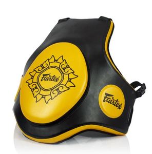 อุปกรณ์ป้องกันร่างกาย Fairtex หนังวัวแท้คุณภาพสูง สำหรับ MMA คิกบ็อกซิ่ง ฝึกซ้อมต่อยมวย แผ่นรองรับหน้าท้องแบบปรับแต่งได้ - Product Image 3