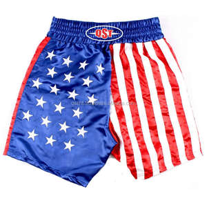 Short de Kickboxing MMA avec logo personnalisé Nouveau short de boxe Muay Thai brodé par sublimation Service OEM ODM - Product Image 1