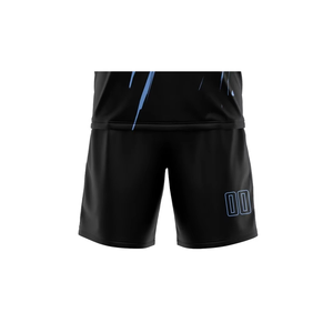 Breathable 100% Polyester Soccer Uniform Athletic Football Jersey Shorts Custom Team Name Comfortable Fit for Adult Team Sports - Product Image 4