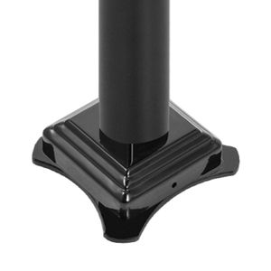 Corrimano per Scale in Ferro Nero da 3 Piedi, Montato a Pavimento, per Interni ed Esterni, per 2-3 Gradini, Dispositivo di Assistenza Robusto - Product Image 4