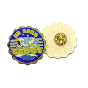 Badge métallique sur mesure 3D en or et argent, badges métalliques personnalisés pour chapeau, portefeuille, uniforme - Product Image 6