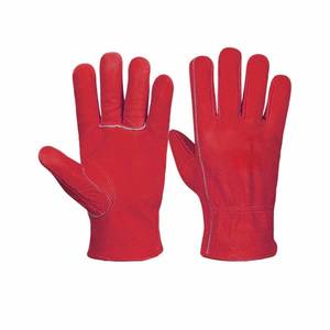 Guantes de Soldadura de Cuero de Primera Calidad, Antiestáticos, Resistentes a Desgarros y Cortes, con Puño de Seguridad, para Trabajo Industrial y de Construcción - Product Image 6
