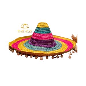 Chapeau mexicain écologique de haute qualité, fabriqué à partir de gourde véritable |   Meilleur accessoire de costume unique pour les fêtes et événements à thème amusants - Product Image 1