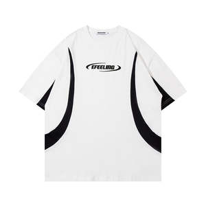 Camiseta de Jersey Extra Grande para Hombre, Número 71, Estampado Gráfico, Estilo Universitario, Manga Corta, Cuello Redondo, Ropa Urbana, Hip Hop, Informal, Holgada - Product Image 4