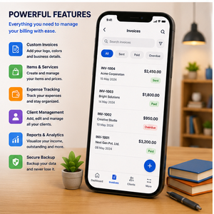Développement d'applications mobiles de facturation personnalisée avec support Internet pour Linux et Mac – Stock disponible – Automatisation, suivi et rapports - Product Image 3