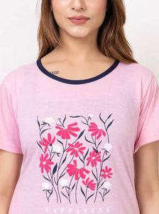 Conjunto de Pijama de Dos Piezas para Mujer, Cómodo y Moderno con Estampado Floral, al Mejor Precio de Fábrica - Product Image 5