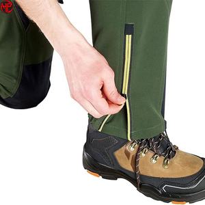 Pantalon de randonnée convertible en softshell, avec poches zippées, taille ajustée, en toile thermique, polyester, imperméable, en laine mérinos - Product Image 4