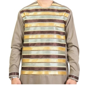 Customized Made Stripes Color Block Afghani Tribal Kuchi Shalwar Kameez Punjabi Cultural Pashtun Handmade Embroidery Suits Set - Product Image 6