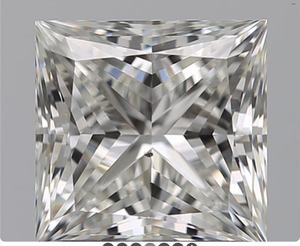 100% เพชรธรรมชาติสี G-H สีขาวขนาด2มม.-2.50มม. เจ้าหญิงทรงสี่เหลี่ยมสอบเทียบ10ตัวชี้ผลิตภัณฑ์100% ของแท้ - Product Image 1