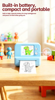Printer Termal Saku AI Voice dengan Layar untuk Pencetakan Gambar Instan dan Pencetakan Tato Portabel