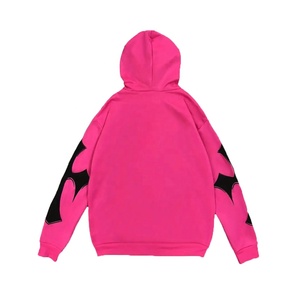 Sudadera con Capucha Personalizada para Hombre, 360 g/m², Corte Cuadrado, Felpa de Algodón, Impresión Serigrafiada, Gruesa y Pesada, Abrigo de Invierno con Capucha y Patrón Sólido - Product Image 2