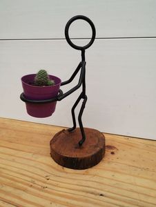 Wall Planters Round Metal Powder Coated Hanging <b>Bracket</b> <b>for</b> Garden Outdoor Use - Product Image 2