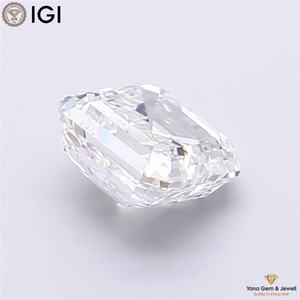 Excelente Diamante CVD Cultivado en Laboratorio con Corte Asscher de 1.50 Quilates, Color D, Claridad VS1, Certificado por IGI, para Anillo de Alta Gama - Product Image 4