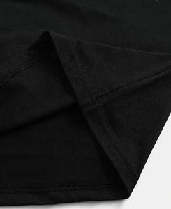 เสื้อกอล์ฟผู้ชายผ้าฝ้าย 100% พิมพ์ลายโลโก้ด้านหน้าด้วยเทคนิคไหมพรม คอกลม แขนสั้น คุณภาพสูง รับผลิตตามแบบ OEM - Product Image 6