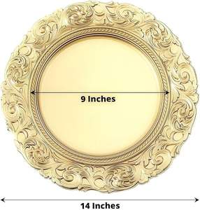 Assiette de Présentation Élégante à Finition Mate, Vaisselle Décorative pour Mariages, Hôtels et Banquets - Product Image 1