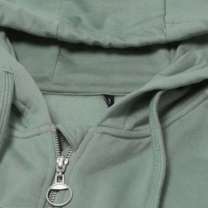 Plain Zipper Hoodie Ladies Hooded <b>Top</b> Casual Hoody <b>Thermal</b> Customized Best High Quality Women's Hoodie for Winter - Product Image 4