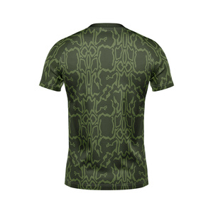 Custom Front Logo Sublimation Printed Short Sleeve O Neck T <b>Shirts</b> for Men Quick Dry Eco Friendly Regular Fit Breathable Fabric - Product Image 2
