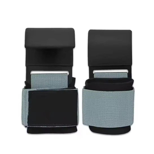 Ganchos de Neopreno Resistentes para Levantamiento de Pesas, Correas Ajustables para Gimnasio, Soporte de Muñeca Personalizado OEM en Rosa y Negro, Precio Económico - Product Image 2