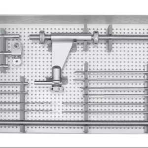 Juego de instrumentos para cirugía espinal para procedimientos de columna lumbar, instrumentos ortopédicos de acero inoxidable, juego manual para columna lumbar - Product Image 4