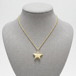 จี้รูปดาวเงินแท้ 925 ชุบทองคำขาวขัดเงา ขายส่ง สร้อยคอ Memoria Jewels - Product Image 6