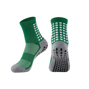 Chaussettes de football 2026 Nouveau Matériau Anti-Odeur Sport Jacquard Logo Haute Compression Printemps Cuivre Tricoté - Product Image 1