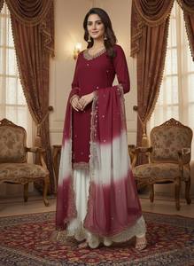 ชุดเครพเคอร์ติปาลัสจากฝรั่งเศสพร้อมงานปักลวดลายหรูหรา - Product Image 3