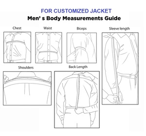 Chaqueta de Cuero para Hombre, Color Azul con Bloques de Color, Forro de Piel Sintética, Resistente al Viento, Estilo Motero, Chaqueta de Invierno, Chaqueta de Cuero Tipo <span class=keywords><strong>Bomber</strong></span> <span class=keywords><strong>B1</strong></span> B2 - Product Image 6