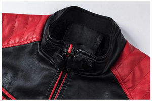 Chaqueta de Cuero con Textura de Cocodrilo para Hombre, Chaqueta de Motociclista de Moda Premium, Venta al Por Mayor, Personalización ODM OEM - Product Image 2
