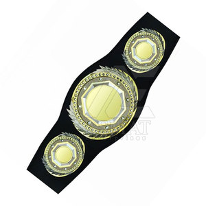 Cinturón de Campeonato de Lucha Libre Signature, Cinturón de Placa Metálica Premium para Fanáticos de la Lucha Libre, para Exhibición y Eventos - Product Image 2