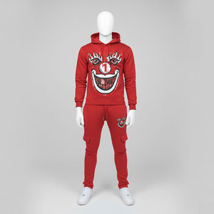 Sudadera con Capucha Extra Grande para Gimnasio, 100% Algodón, Felpa, Lavado Ácido, Estampado Animal, Diseño 2 en 1, Chándal para Hombre - Product Image 6