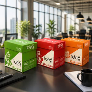 กระดาษถ่ายเอกสารไอเดีย A4 น้ำหนักเบา 80g/70g/75g เป็นมิตรกับสิ่งแวดล้อม ผลิตในประเทศไทย - Product Image 4