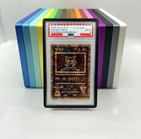 Nouveau panneau arrière en acrylique transparent pour cartes gradées, protection antichoc pour PSA Slab, protège-cartes coloré, protection antichoc pour cartes gradées, couleurs assorties
