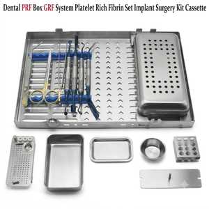 Kit de Boîte PRF Dentaire en Acier Inoxydable, Instruments Chirurgicaux Manuels pour Chirurgie Osseuse, Instruments Chirurgicaux d'Implantation Certifiés CE Salaar Industry - Product Image 1