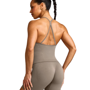 Womens Athletic Tank <b>Top</b> Sleeveless Crew Neck Lightweight Breathable Stretch <b>Vest</b> Shirt for Gym Fitness Running Training Sports - Product Image 2